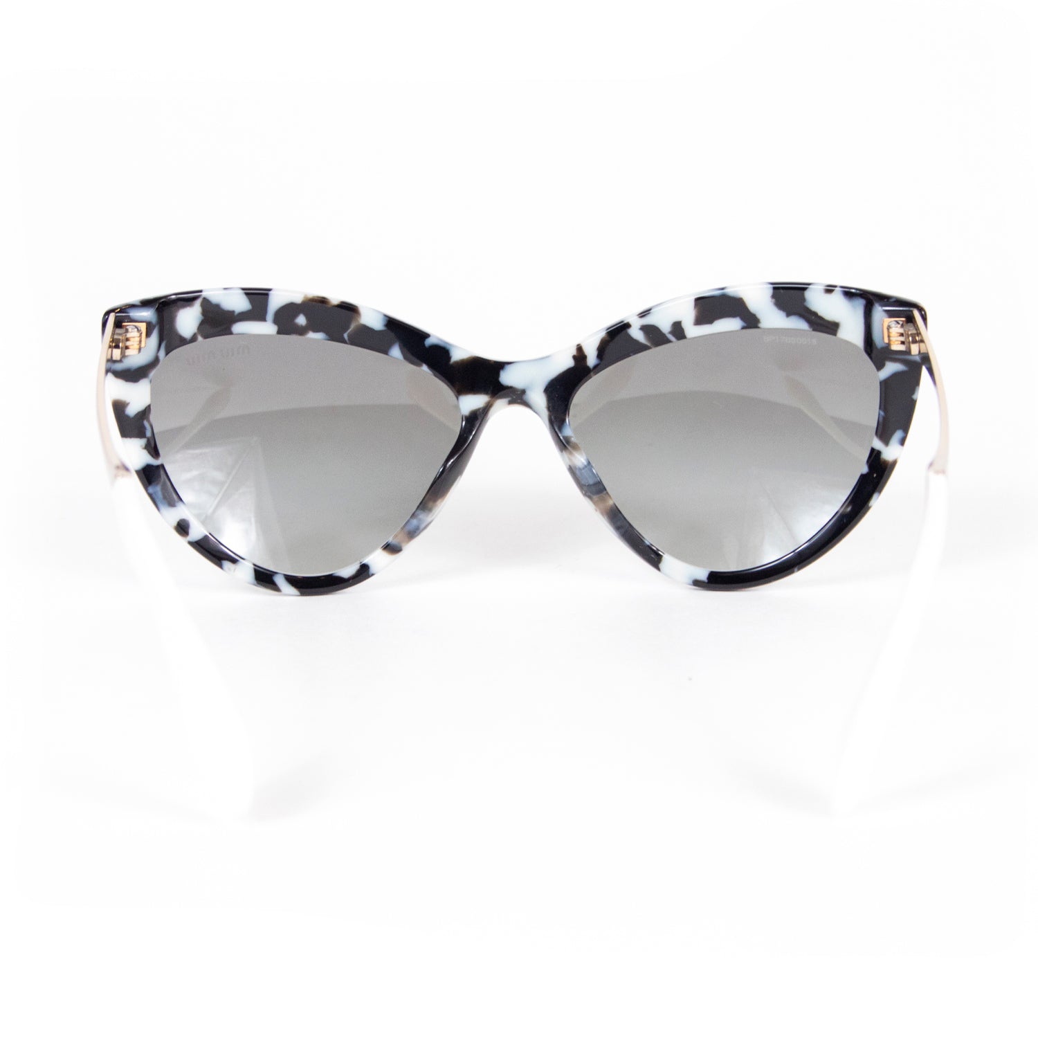 Black & White Cat Print Sunglasses