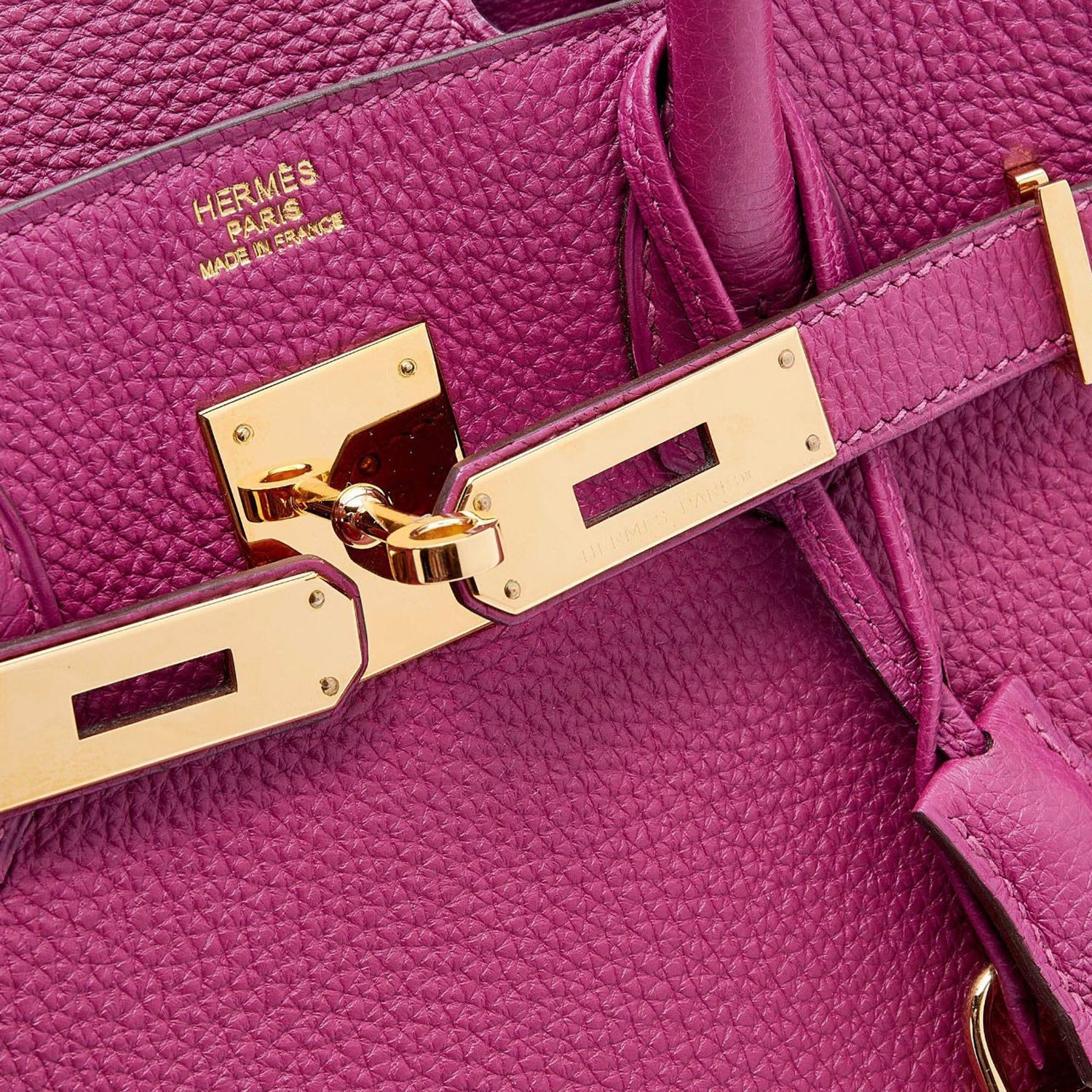 Hermes Birkin 30 Tosca Togo Leather Gold Hardware