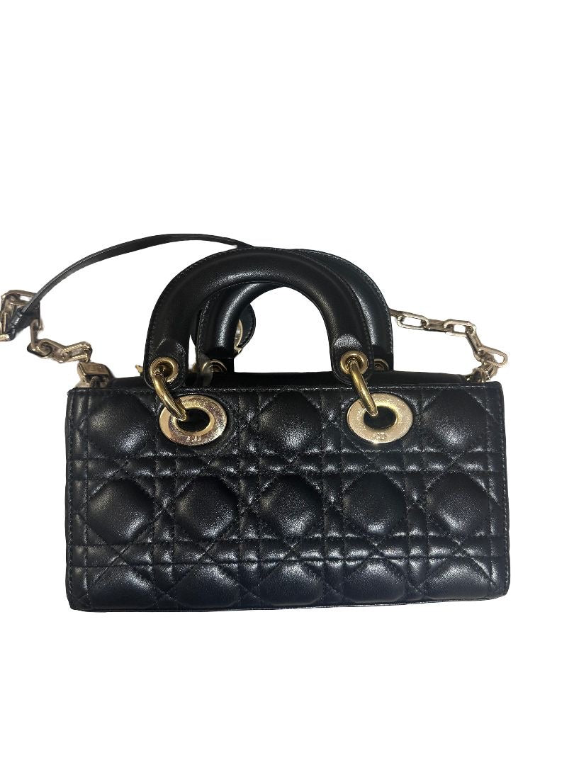 Dior Small Lady D-Joy Black Cannage Lambskin Bag
