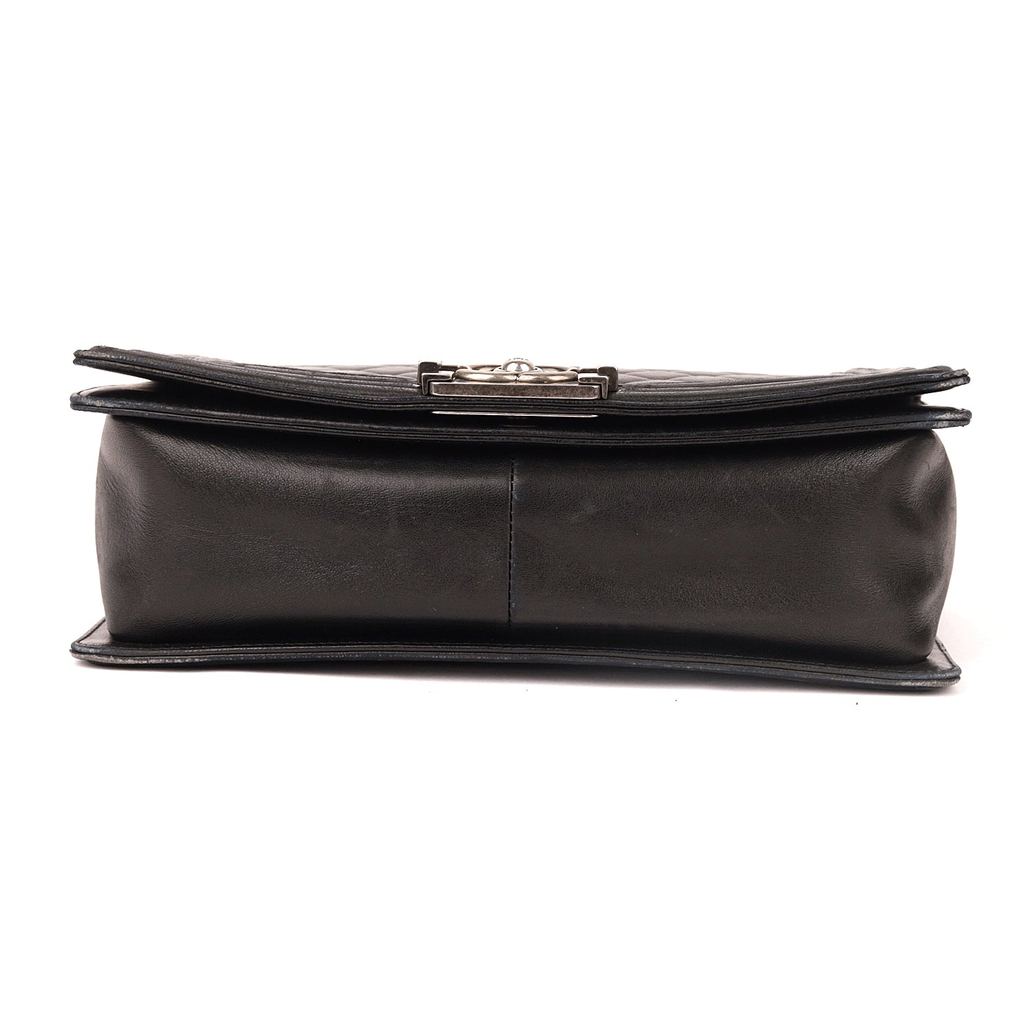 Chanel Boy Bag Medium Quilted Wild Stitched Leather