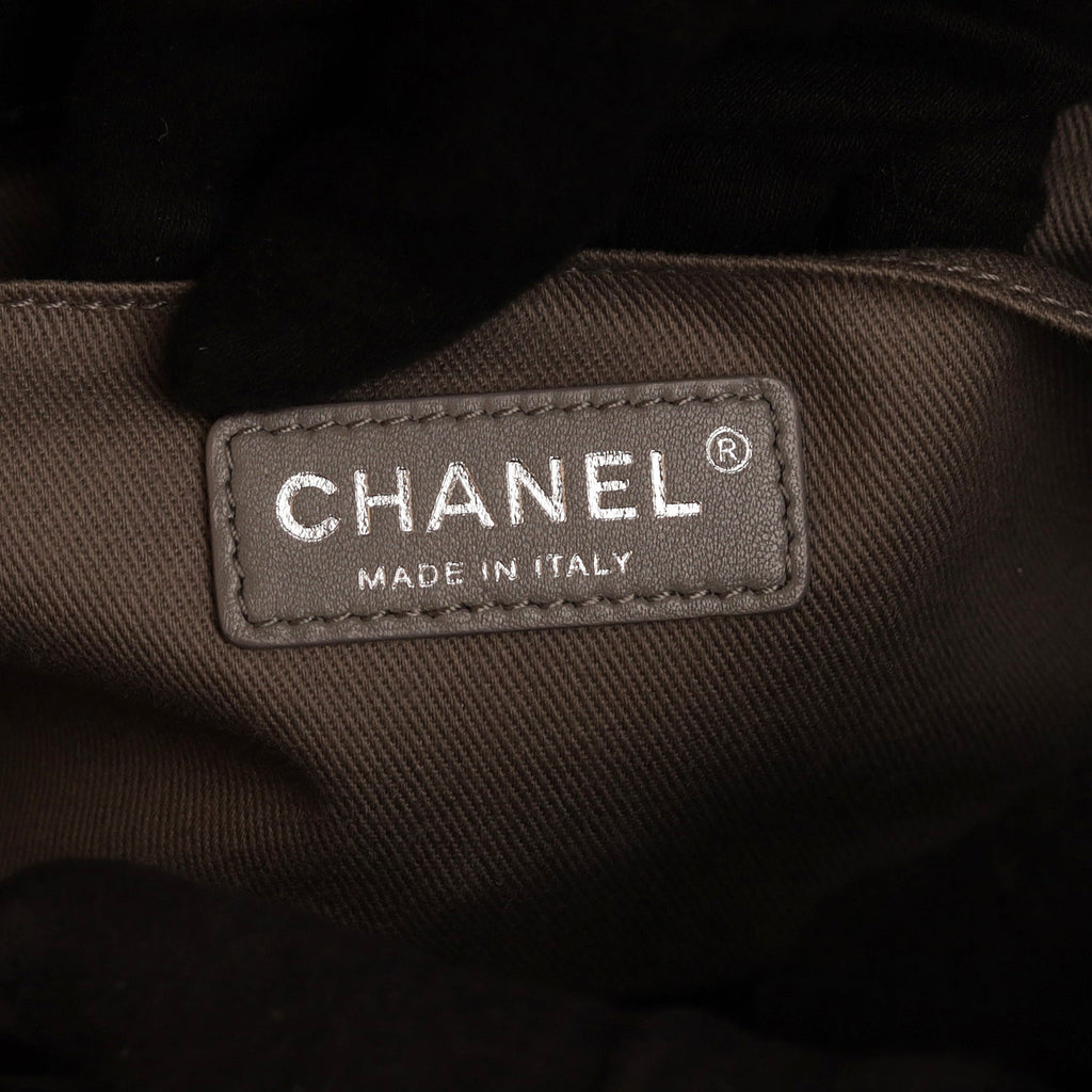 Chanel Boy Bag Medium Quilted Wild Stitched Leather