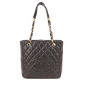 Chanel Black Caviar Petit Shopping PST Tote