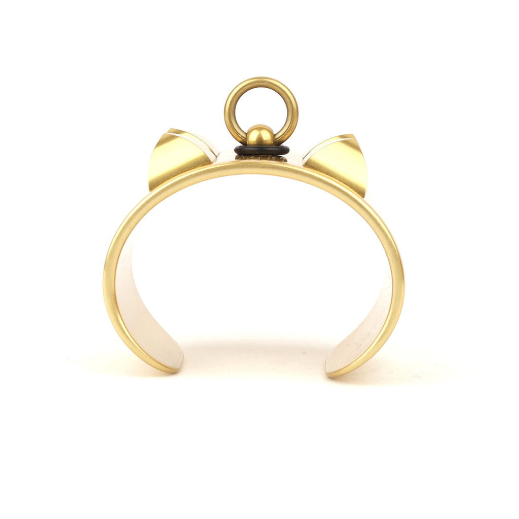 Hermes Collier de Chien Aluminium Sunset Cuff Bracelet
