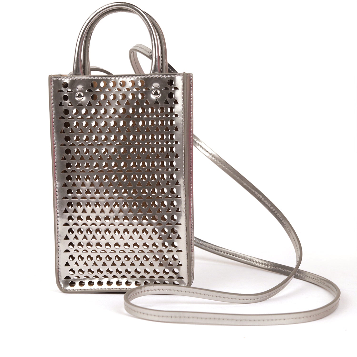 ALAÏA Patent Leather Crossbody Bag
