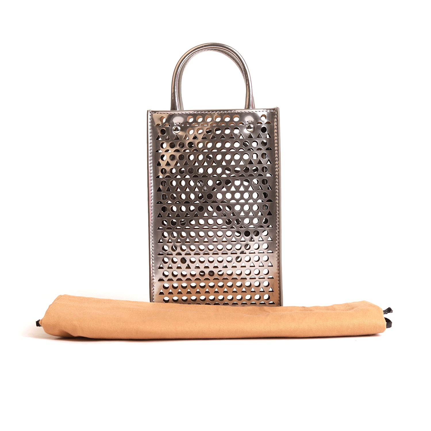 ALAÏA Patent Leather Crossbody Bag