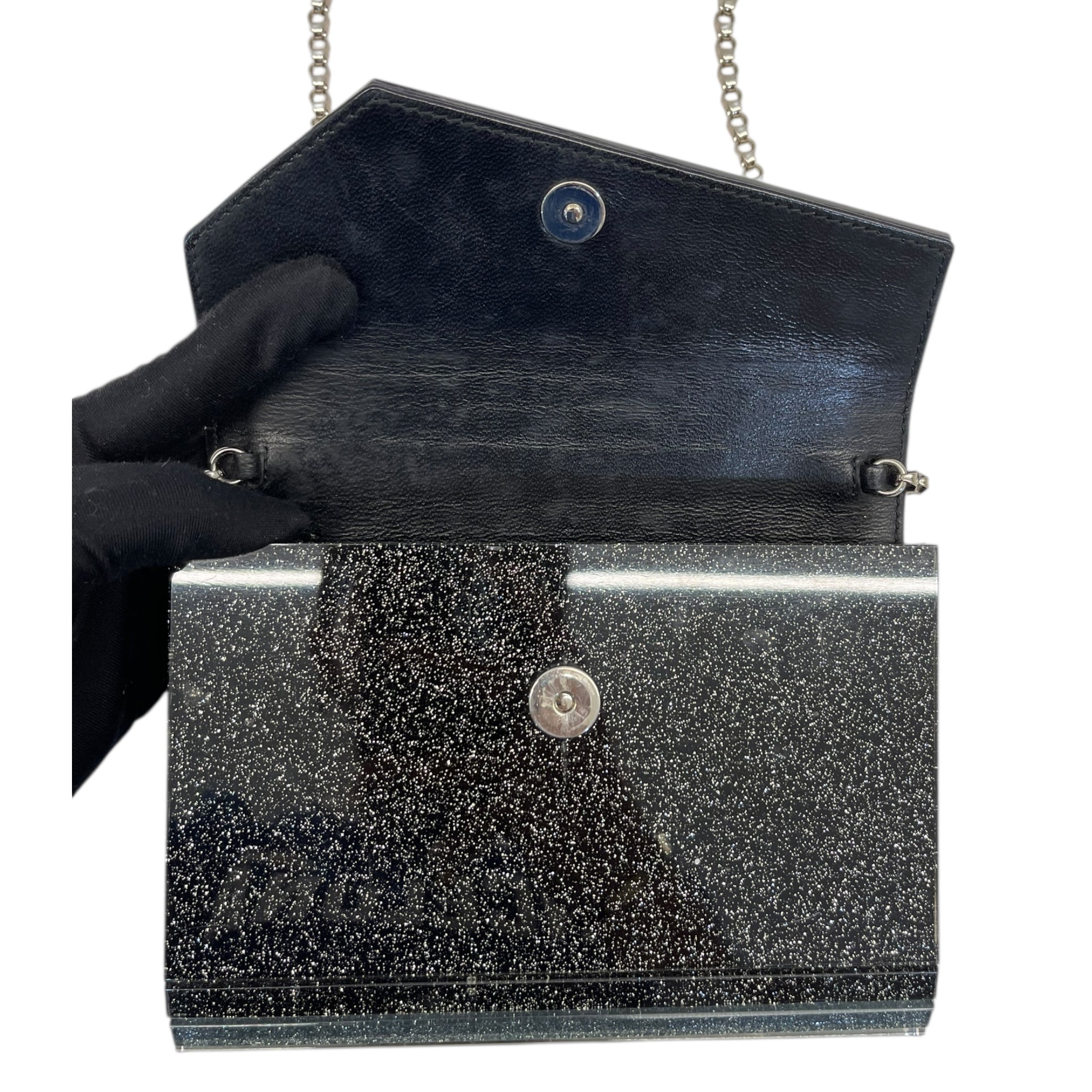 Jimmy Choo Candy Acrylic Chain Clutch