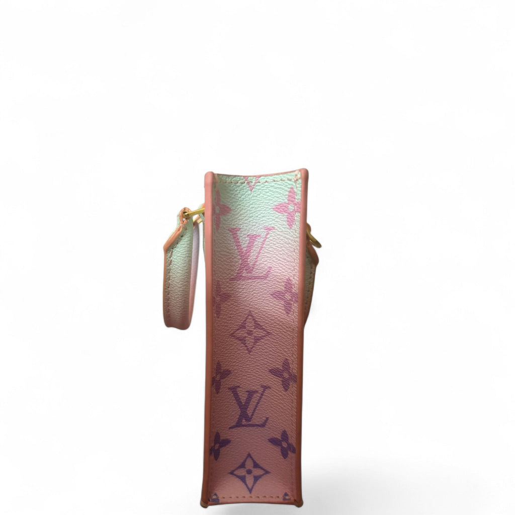 Louis Vuitton Petit Sac Plat Sunrise Pastel Giant Monogram (Spring In The City limited edition)