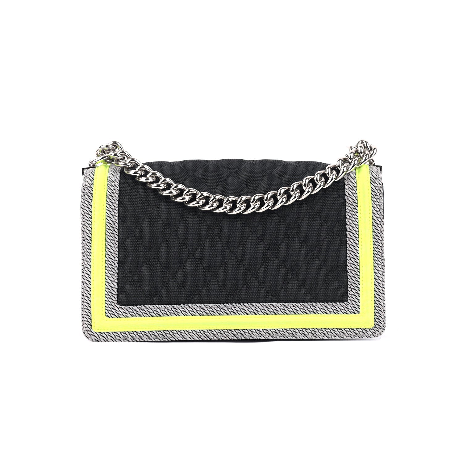 Chanel Boy Bag Multicolor in Nylon And Leather