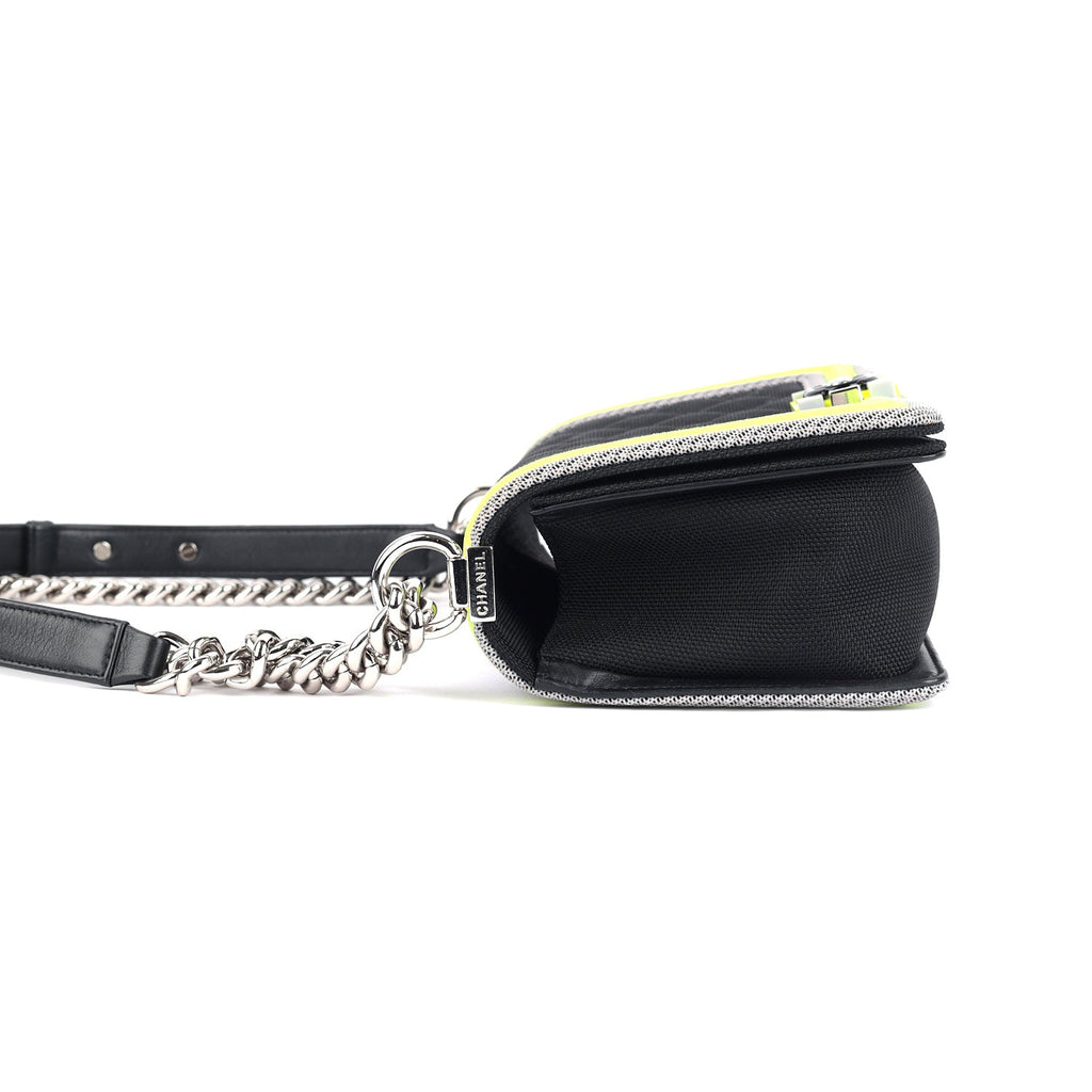 Chanel Boy Bag Multicolor in Nylon And Leather