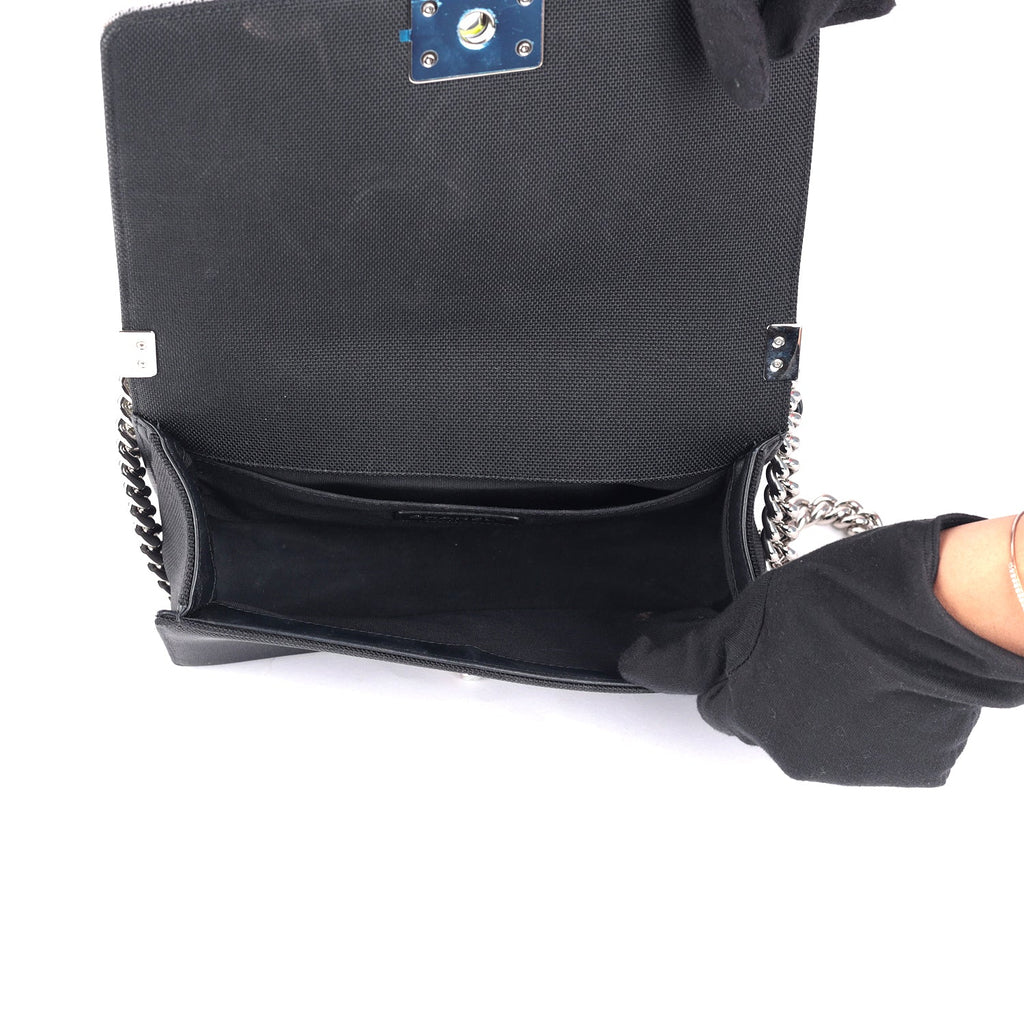 Chanel Boy Bag Multicolor in Nylon And Leather