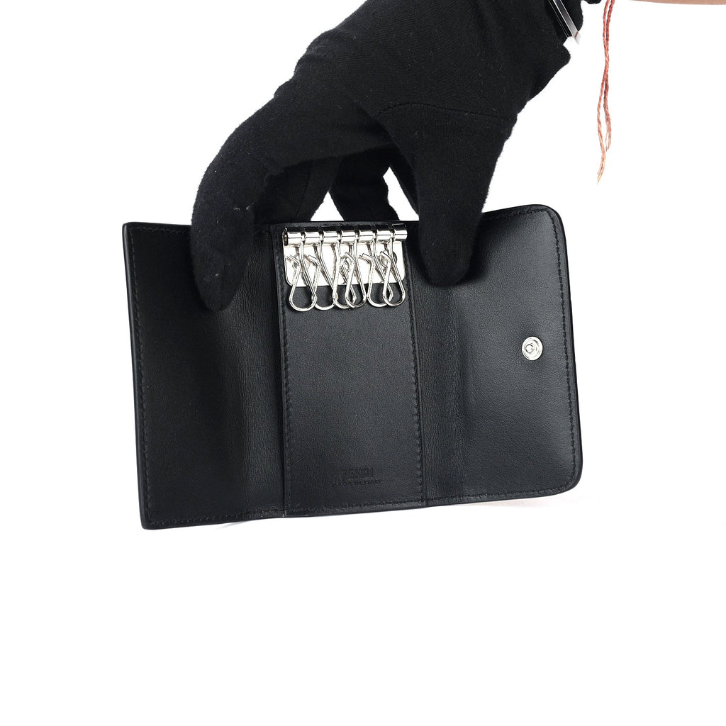 Fendi Monogram Canvas Leather Keycase