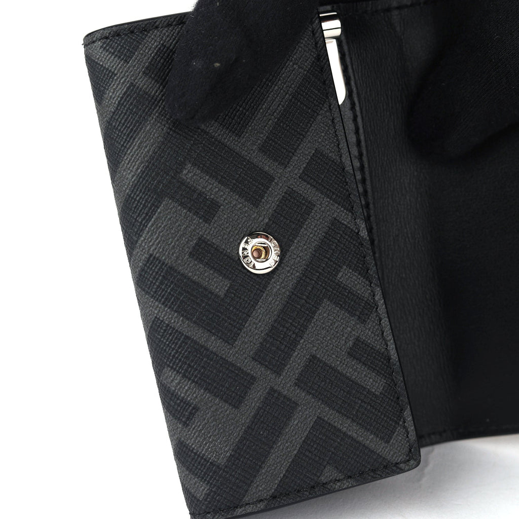 Fendi Monogram Canvas Leather Keycase