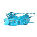 Balenciaga Blue le Cagole Xs Shoulder Bag